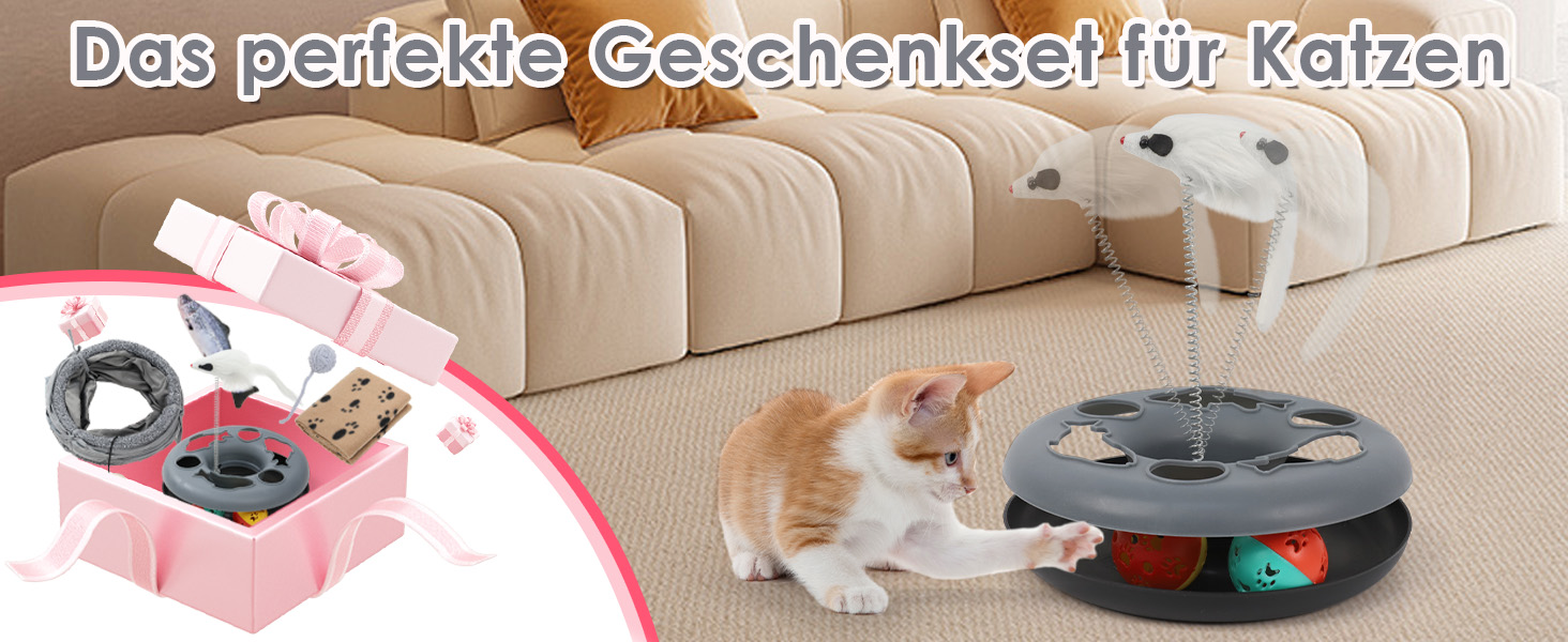 Туннель для котів XIAPIA, складаний, з м'ячиком, інтерактивна іграшка, для кошенят, кроликів, морських свинок, ігровий тунель для дому та вулиці