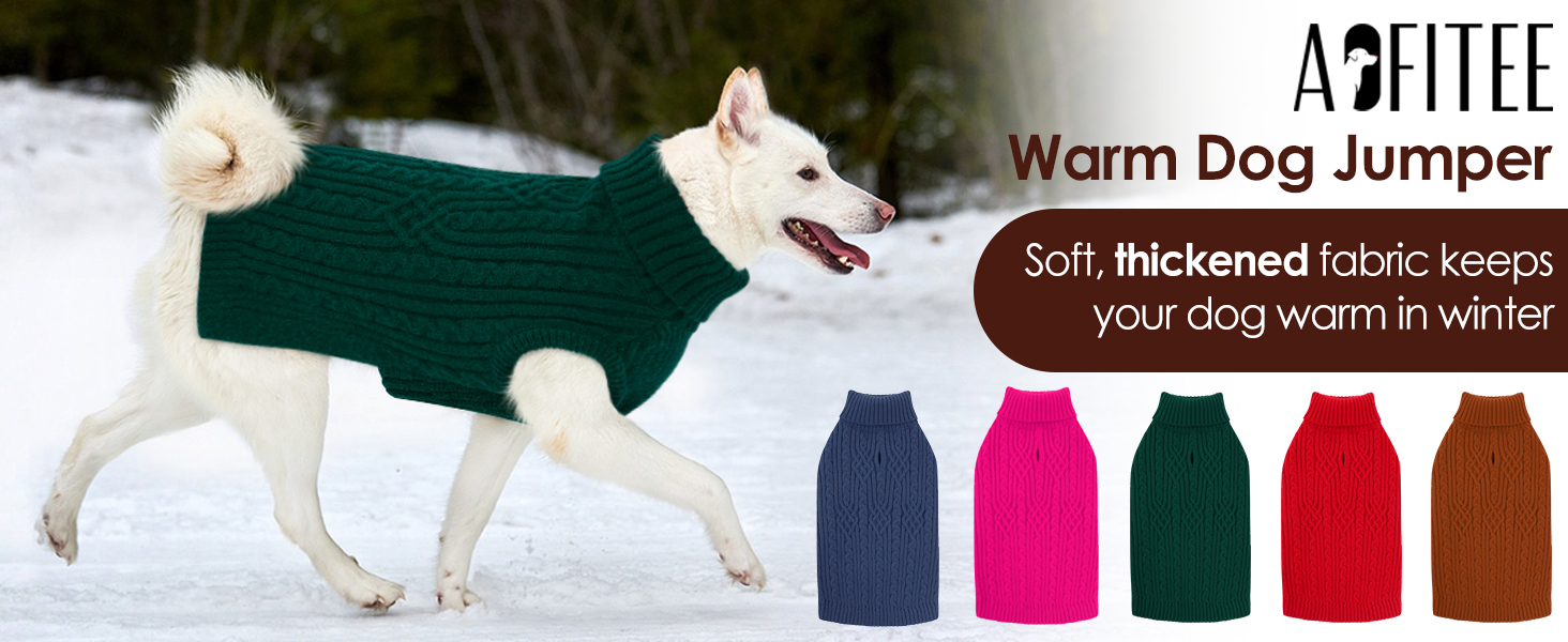 Пуловер для собак AOFITEE, теплий пуловер з коміром-стійкою для дрібних порід (Такса, Мопс, Мальтізе) S, Рожевий