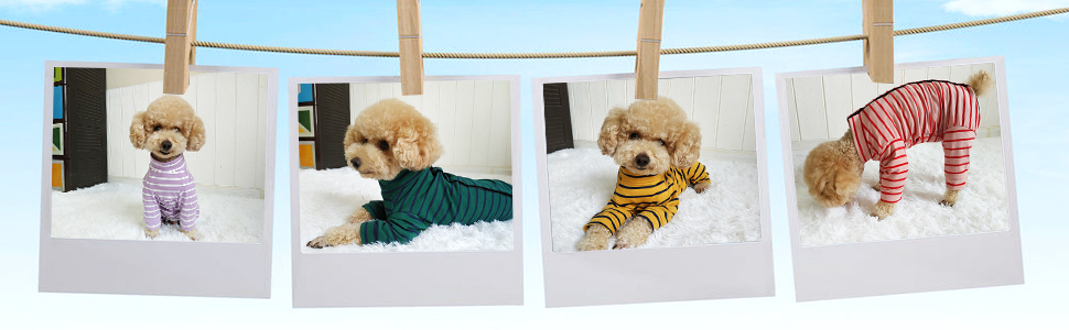 Піжама для собак після операції Kuoser, одяг для собак після кастрації, комбінезон для собак після операції, одяг для собак після операції, піжама для собак, котів, маленьких та середніх собак, фіолетовий, XS