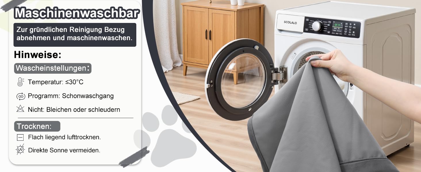 Ортопедичне ліжко для собак 58x43 см, знімний чохол з екошкіри, подушка для собак, матрац для собак, комфортне та прохолодне для внутрішнього та зовнішнього використання, сірого кольору (L58xB43xH7 см)