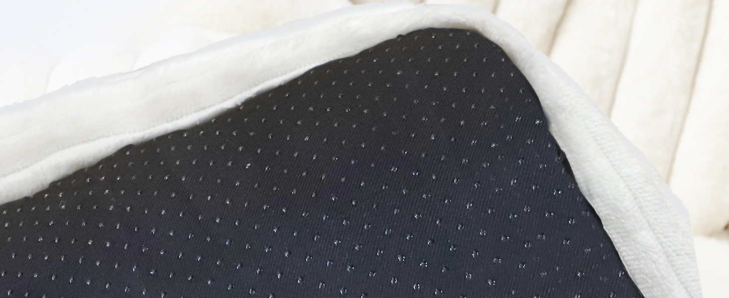 Килимок-ліжко для котів XIAPIA, 55x42x18 см, м'який, теплий, ортопедичний, білий