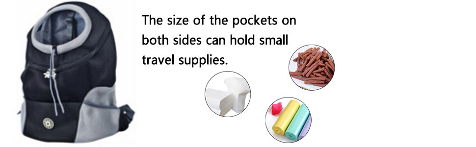 Сумка-переноска для домашніх тварин, рюкзак для маленьких собак та котів до 6,8 кг, сумка для подорожей, дихаюча конструкція, водовідштовхувальне дно