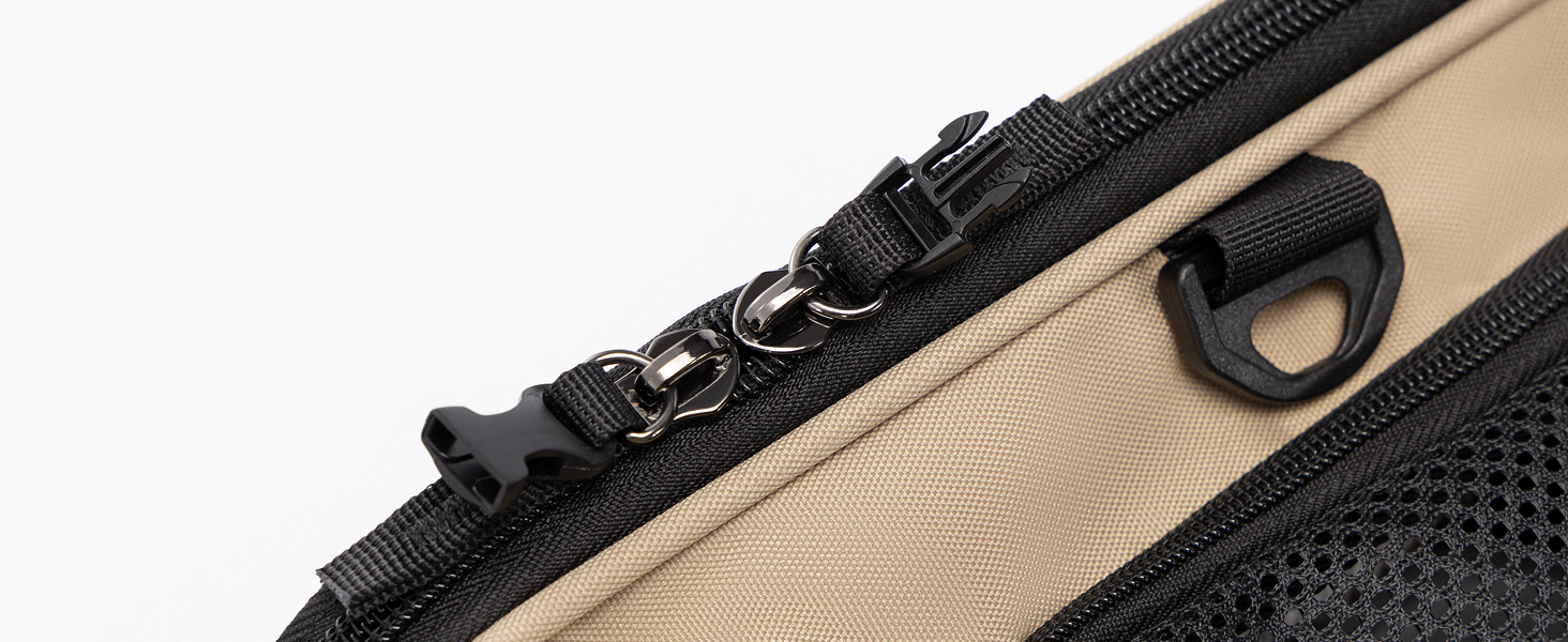 Розширювана переноска для домашніх тварин Wakytu для собак та котів, велика сумка для подорожей з 5 сітчастими вікнами (Коричнева, S)