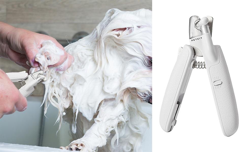 Кусачки для собак з підсвічуванням | Кусачки для тварин з LED | Точний триммер для цуценят - для собак, котів, дому, на вулицю, у подорожі, до ветеринара