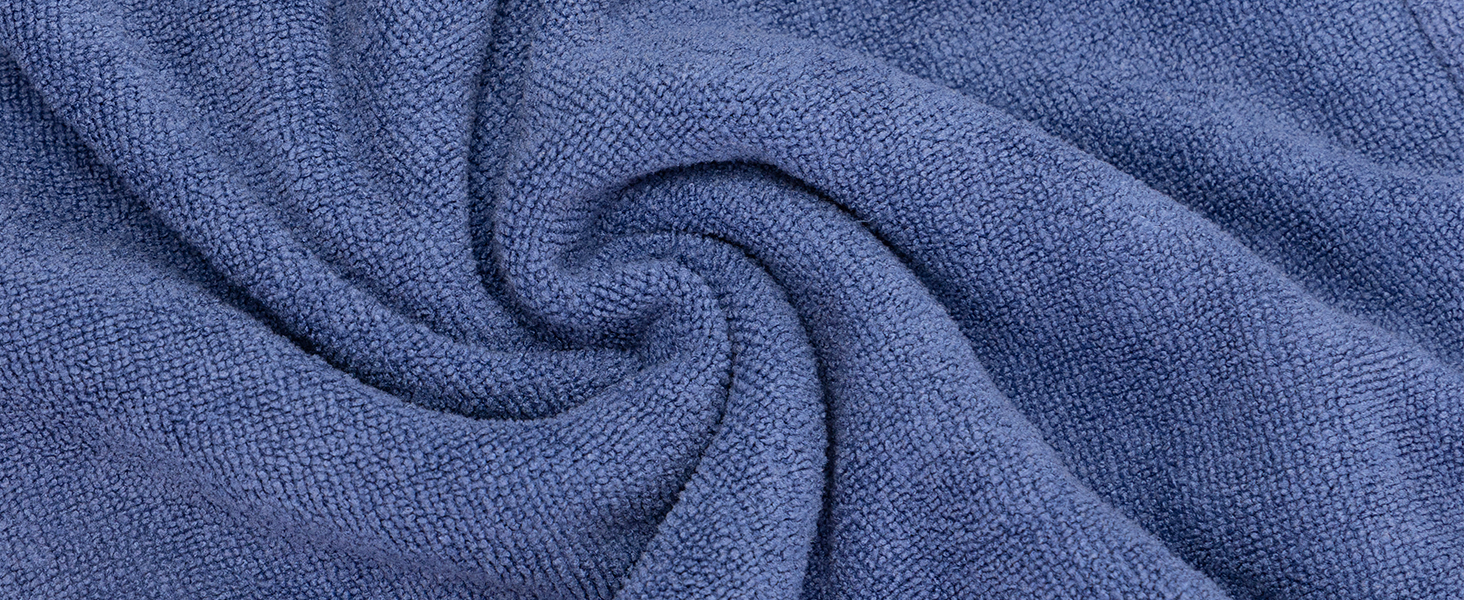 Рушник для собак та котів Nobleza з мікрофібри, швидковисихаючий, надзвичайно поглинаючий, 5 розмірів, блакитний (S)