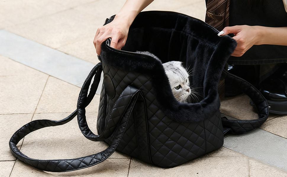 Транспортна сумка для собак та кошенят - Ергономічна, водонепроникна | Підходить для зимових прогулянок, авто та громадського транспорту