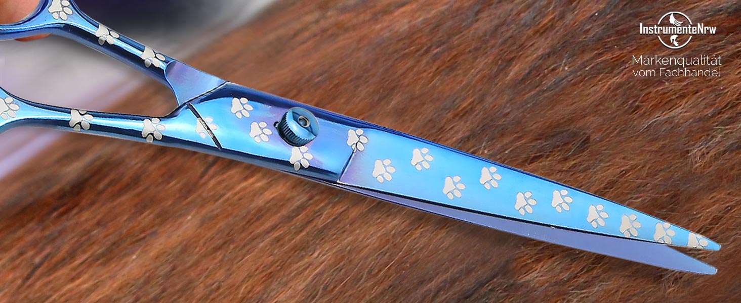 Набір для стрижки собак з 2 частин: професійна шерсть та ножиці для лап TITAN 20,32 см (8 дюймів)