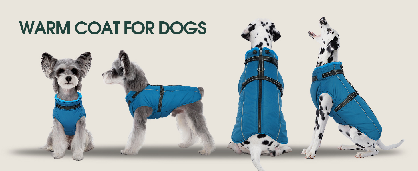 Водонепроникний теплий зимовий пуховик для собак середнього розміру Kuoser, чорний, M (Обхват грудей: 53 см, Обхват шиї: 38 см)