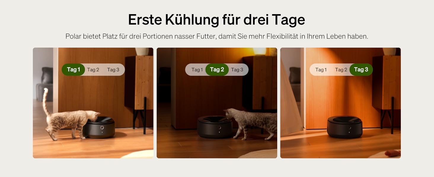 Автомат годування котів PETLIBRO для вологого корму з мискою з нержавіючої сталі, з напівпровідниковим охолодженням, Wi-Fi управління через додаток, 3 дні свіжості, чорний