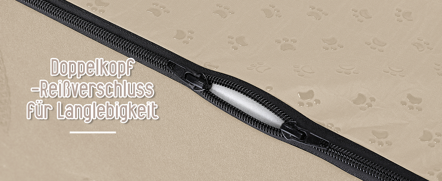 Сходинки для собак, 4 сходинки, знімний поручень, неслизьке покриття, для ліжка та дивану, з високощільним губчастим наповнювачем (3 сходинки, бежевий)