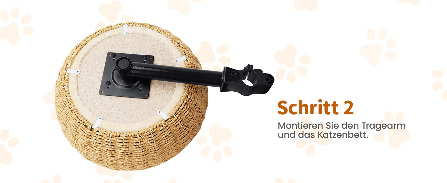 Кігтеточка-ліжко для кота на стіл: обертання 360°, регульована висота, без свердління. Підвищене котяче ліжко над столом. Тримає кошеня/кота поруч. Зручне ліжко для кота з подушкою для тварин.