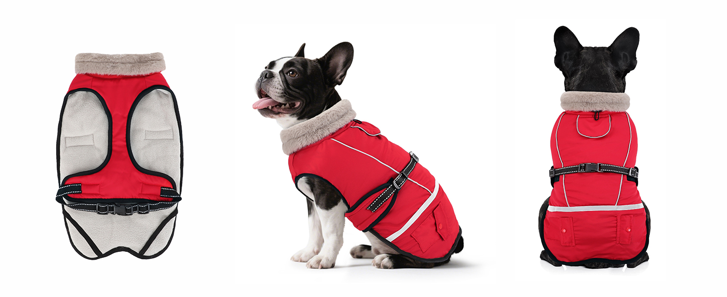 Зимовий одяг для собак, водонепроникна куртка для великих собак з регульованими лямками, теплий одяг для собак з флісу, світловідбиваючі смуги, підходить для лабрадорів, оливковий, XL