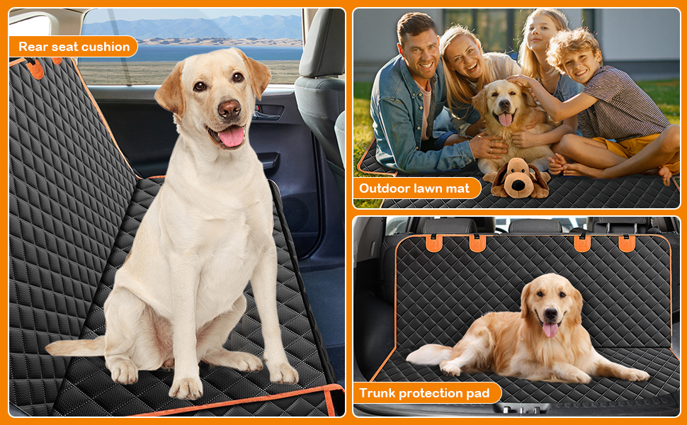 Авточехол на сидіння для собак та дітей Dokeno, 119x137 см: водовідштовхуючий, захист від подряпин, універсальний для авто, вантажівок, SUV