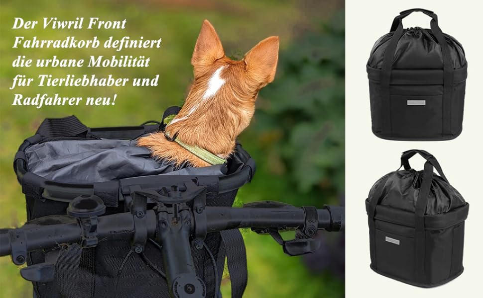 Фаркоп на велосипед, кошик на кермо, кошик для електровелосипеда, знімний, для собак та котів, для дорослих