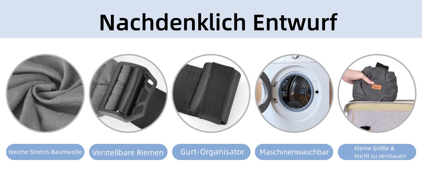 CUBY Сумка-переноска для собак, літня модель, рюкзак-переноска, підтримка спини, для собак, виготовлена з дихаючого матеріалу, 10 кг, світло-сіра