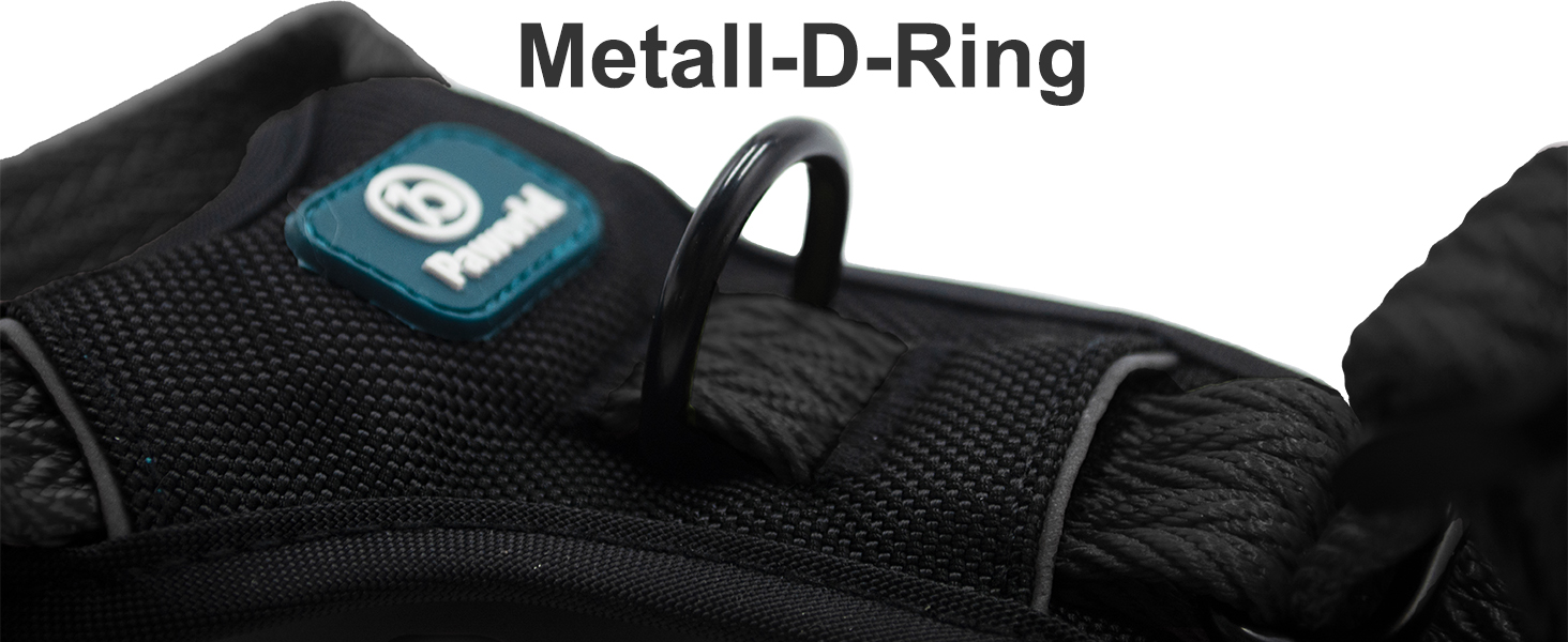 Пауерлд: Безпечна шлейка для собак, анти-тяга, паніка-шлейка, захист від втечі, регульована, дихаюча жилетка для собак (Чорний, XL) Екстра велика (упаковка з 1) Чорний