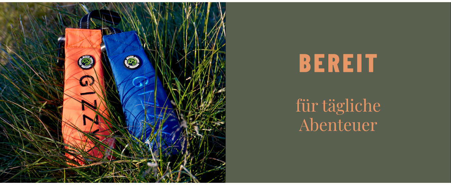 GIZZY® Оригінальний Futterdummy для собак: міцний мішечок для корму для всіх порід | Тренування з ласощами | Аксесуар для собак (Помаранчевий)