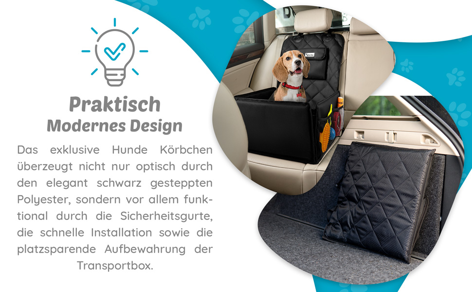Автокрісло для собак з дозатором відходів - автокрісло для маленьких собак | Зручне та безпечне