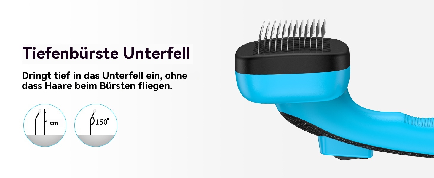 Набір для догляду за собаками (5 шт.) – щітка для видалення линяючої шерсті для собак і котів з короткою та довгою шерстю. Видаляє відмерле волосся та запобігає сплутуванню. Колір: блакитний