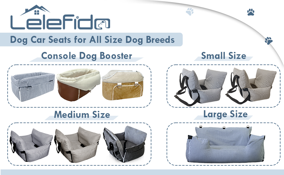 Автокрісло для собак - Автомобільне крісло для маленьких та середніх собак до 18 кг з ременем безпеки та кишенями для зберігання, антиковзаюча підставка (Смужка в морському стилі) (Сірий, 76.2 x 52 см)