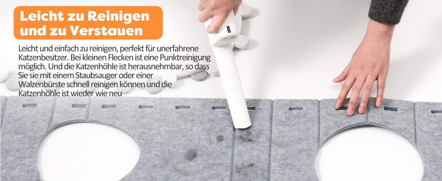 Кігтеточка-будиночок для котів Solview з фетру, сіра, 58x33x30 см