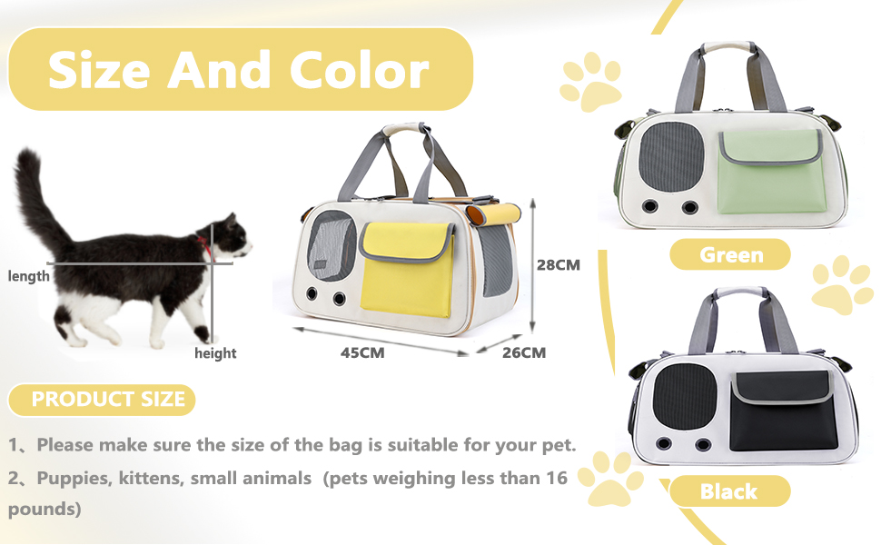 Транспортна переноска для котів та собак, складна, легка та міцна, сертифікована для авіаперевезень, з дихаючою сіткою та надійними застібками, ідеальна для подорожей (зелена)
