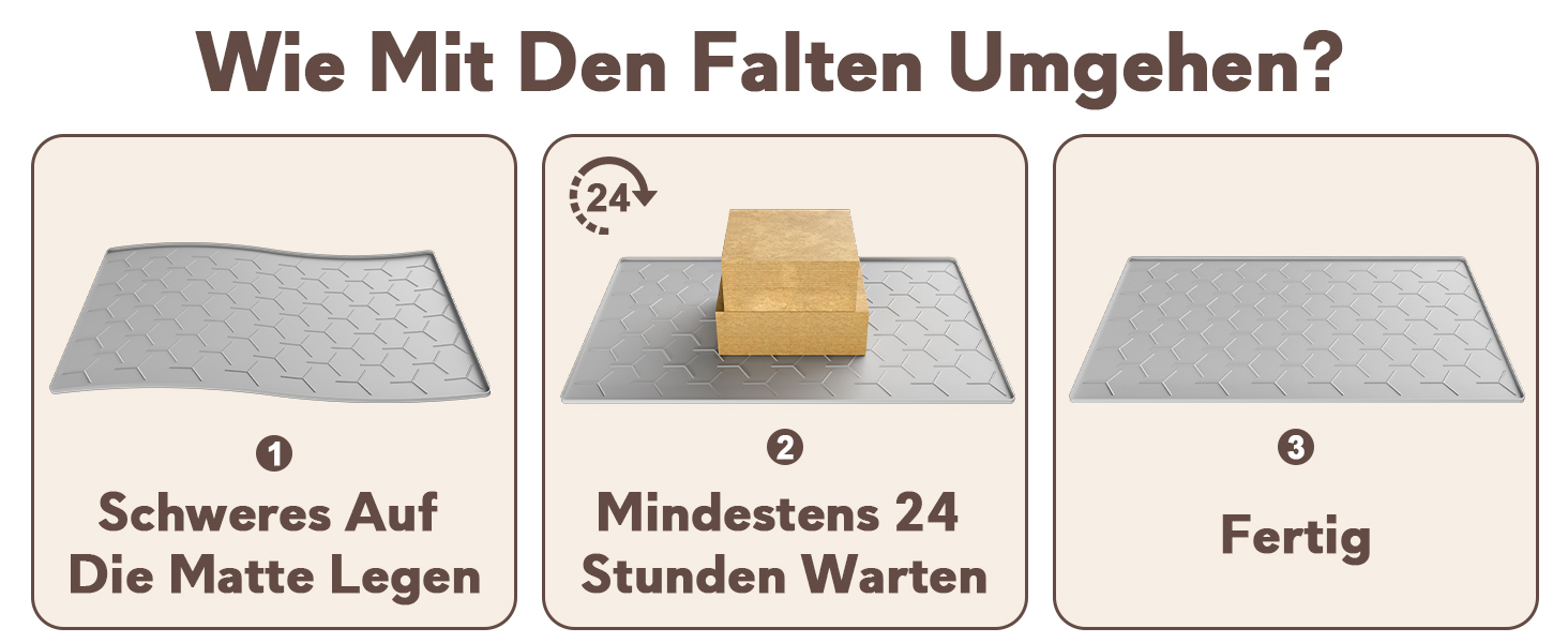 Килимок під лоток для котів Garoopion Katzenklo Matte, 86x56 см, силікон, сірий