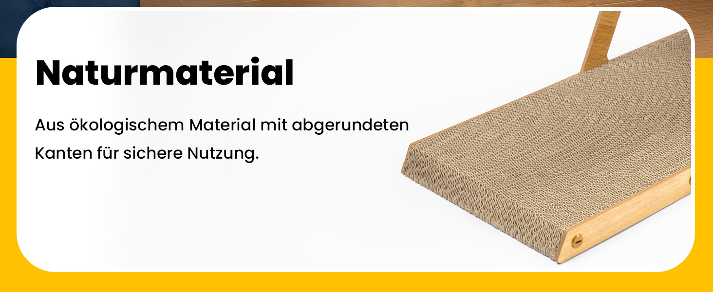 Котячий когтетоп з коробкою та 4 змінними шарами когтешорсткого матеріалу - великі когтетопи з міцного гофрокартону, двосторонні когтешорстки з наклейками DIY - місце для відпочинку котів у квартирі, захист меблів (великий, у формі трикутника)