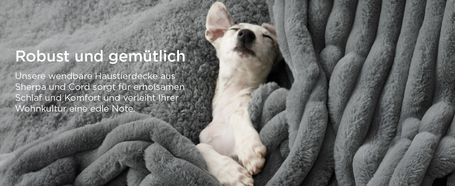 Водонепроникний коврик для собак BEDSURE - 127 x 152 см, миючий, для великих собак, м'який та пухнастий, захисний коврик на собаче ліжко, ковдра для собак, кремовий XL (127x152 см)