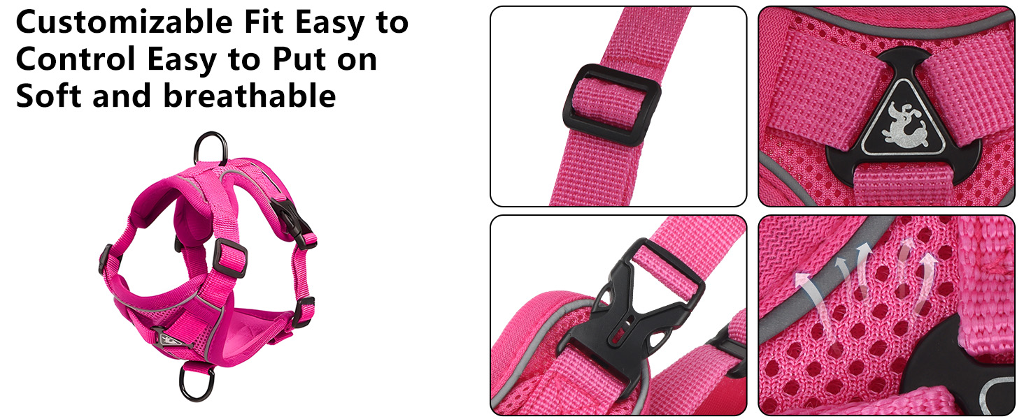 Катячий сміх з повідком, автоматичний котячий поводок з дзвінком, розтяжний котячий поводок з дзвінком та повідком для кошенят, собак (рожевий, M)