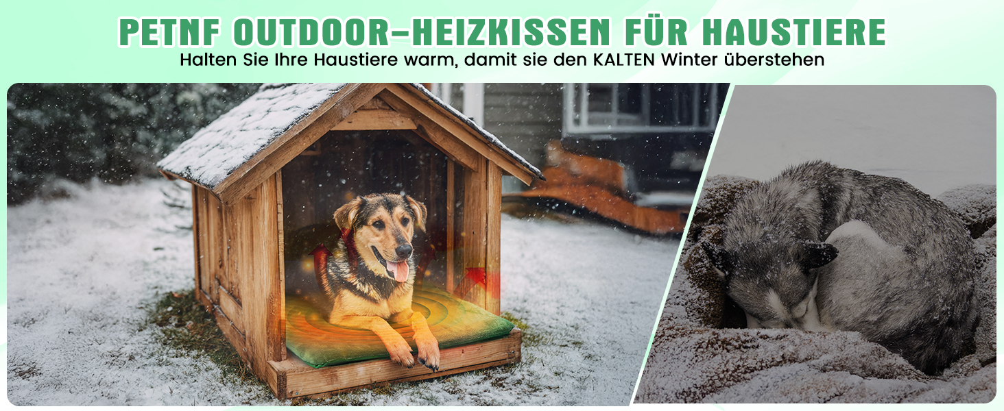 Електричне грілка для тварин на вулицю, вологостійке, з авторегулюванням температури, стійке до укусів, 40*50 см, зелений