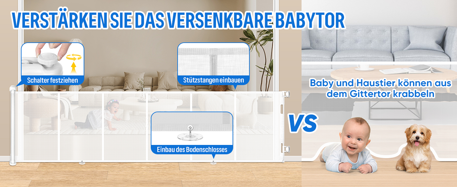 Захисне ворота MYPIN для дверей, висувні, 0-140 см. Захист від собак та дітей. Чорний колір.