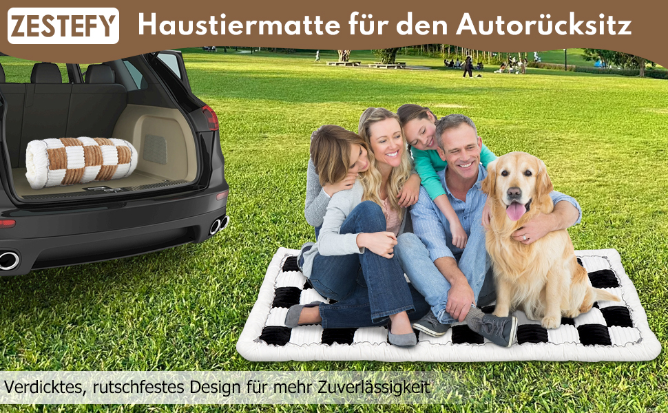 Килимок для собак у машину: водонепроникний, антиковзкий, універсальний (Чорний)