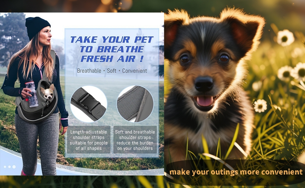 Тканинна переноска для собак та котів, сіра: зручна сумка-переноска для тварин, ідеальна для подорожей та прогулянок на вулиці. Підходить для маленьких собак та кошенят. Має регульований плечовий ремінь та сітчасте вікно для вентиляції.