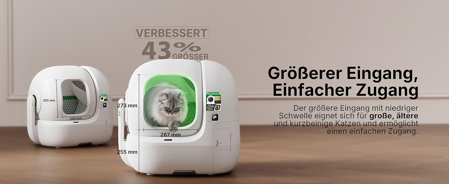 PETKIT Purobot Max Pro 2 - самоочисний лоток для котів з камерою та AI-моніторингом здоров'я, для кількох котів