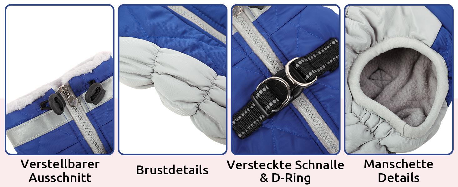 Зимовий теплий нашийник для собак CITE TOILE, великі породи, водонепроникний, з флісовою підкладкою, світловідбиваючий, XL, зелений