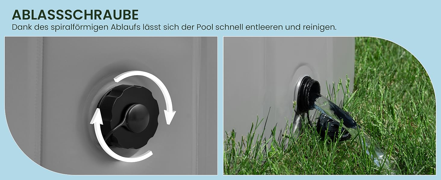 Басейн для собак EUGAD, складаний, 120x30 см, сірий. Плавальне озеро для собак, антиковзне PVC.