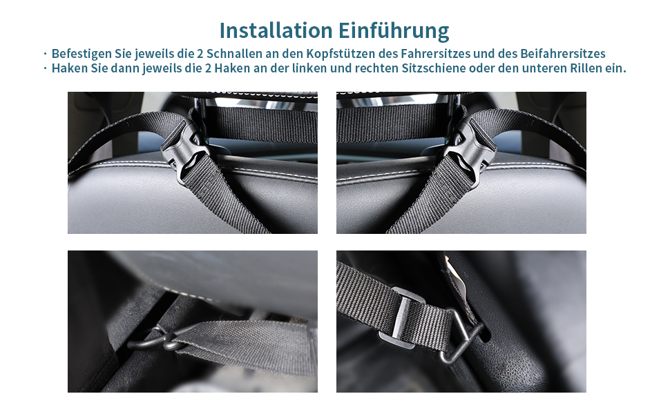 Автомобільна сітка-перегородка для собак Petsfit - універсальна, з сумкою для зберігання та регульованим тросом