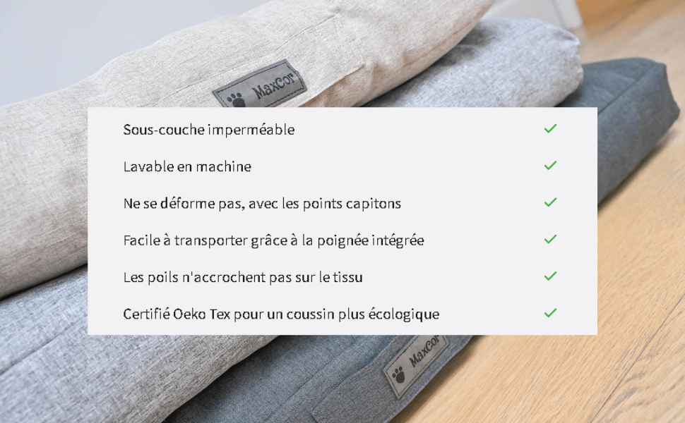 Ортопедична подушка для собак та котів, з меморі-піни, невелика, водовідштовхувальна, для суглобів, не деформується, бежева
