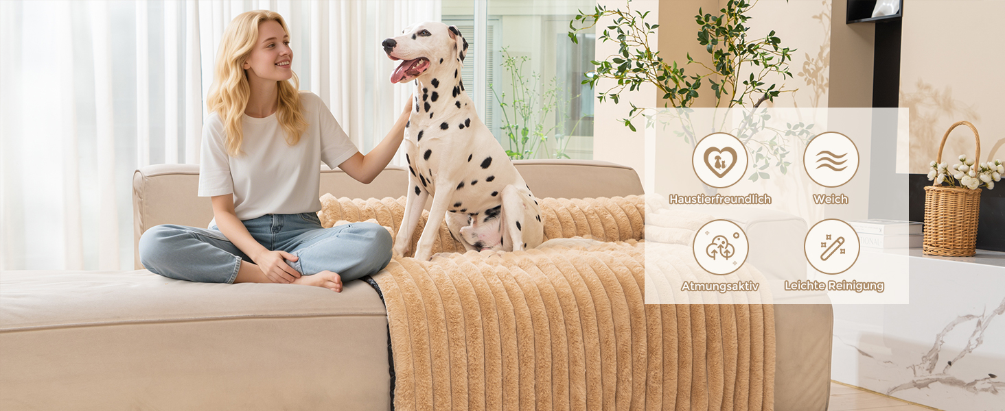 М'який лежак для собак та котів Avont знімний, великий, коричневий