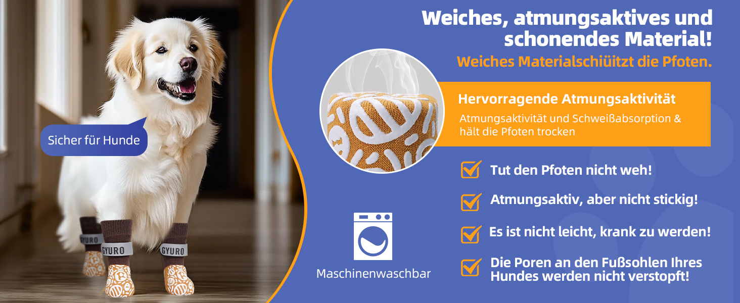 Шкарпетки для собак антиковзаючі, для дому, захист лап, XL, хакі