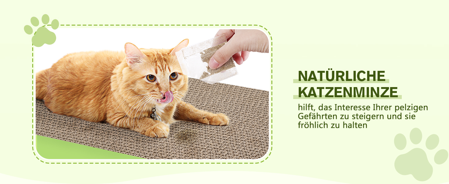 Pecute 2 шт. Когтеточки з картону для котів - набір, двосторонні, 38.5 x 20.5 см