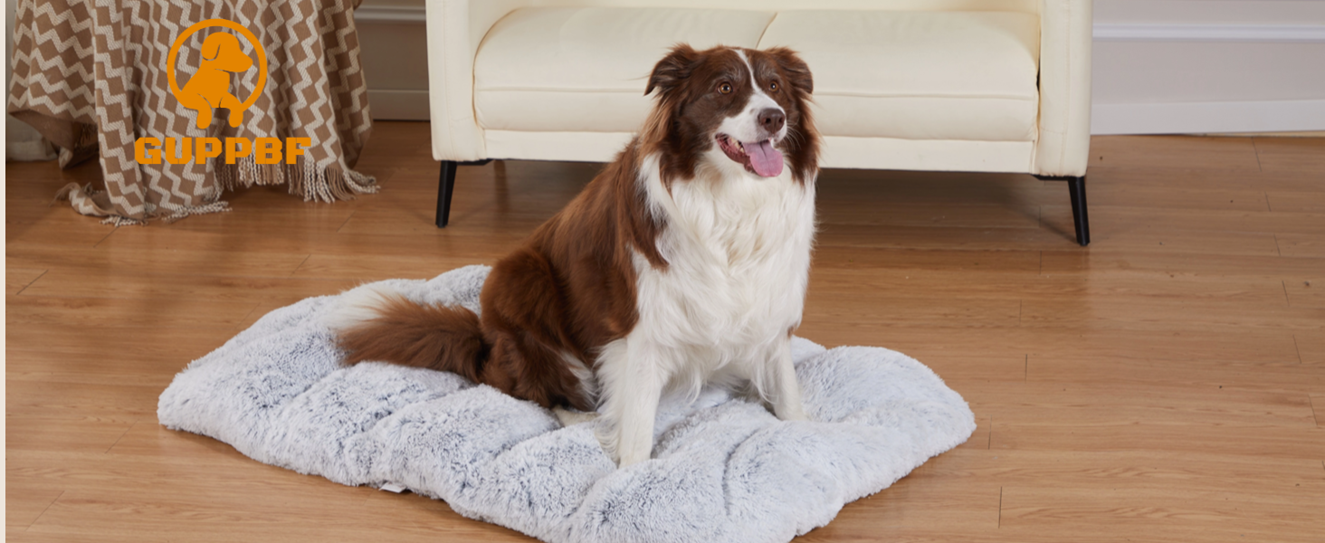 М'яка подушка для собак середніх порід, сірого кольору, 75x50x10 см, з неслизьким покриттям, знімна та пральна