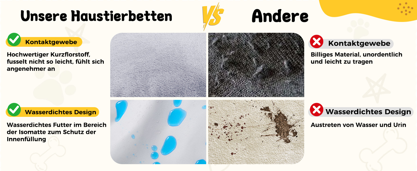 Ортопедичне ліжко для собак маленьких та середніх порід, 52x41x16 см, м'яке та зручне, кошик для собак з високим бортиком, знімний та пральний чохол, неслизьке, світло-сірий, для дому та авто