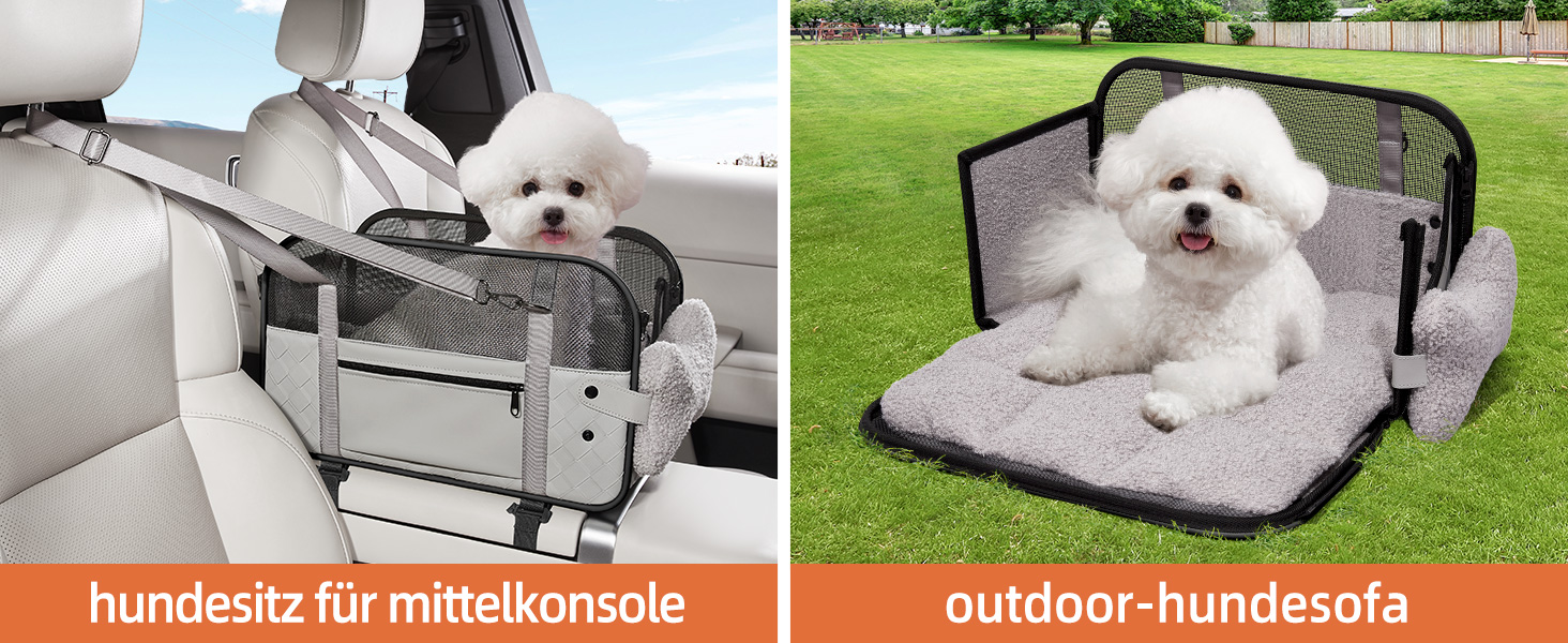 Транспортна сумка для собак та котів: для ветеринара, авто, літака. З подушкою та сталевим каркасом, до 6 кг (сіра)