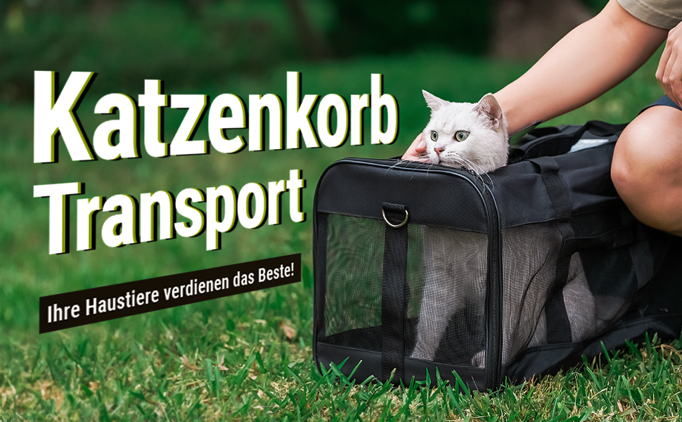 Транспортна переноска для собак та котів HITSLAM (M, Зелений) - розкладний бокс, для подорожей, авіалінії