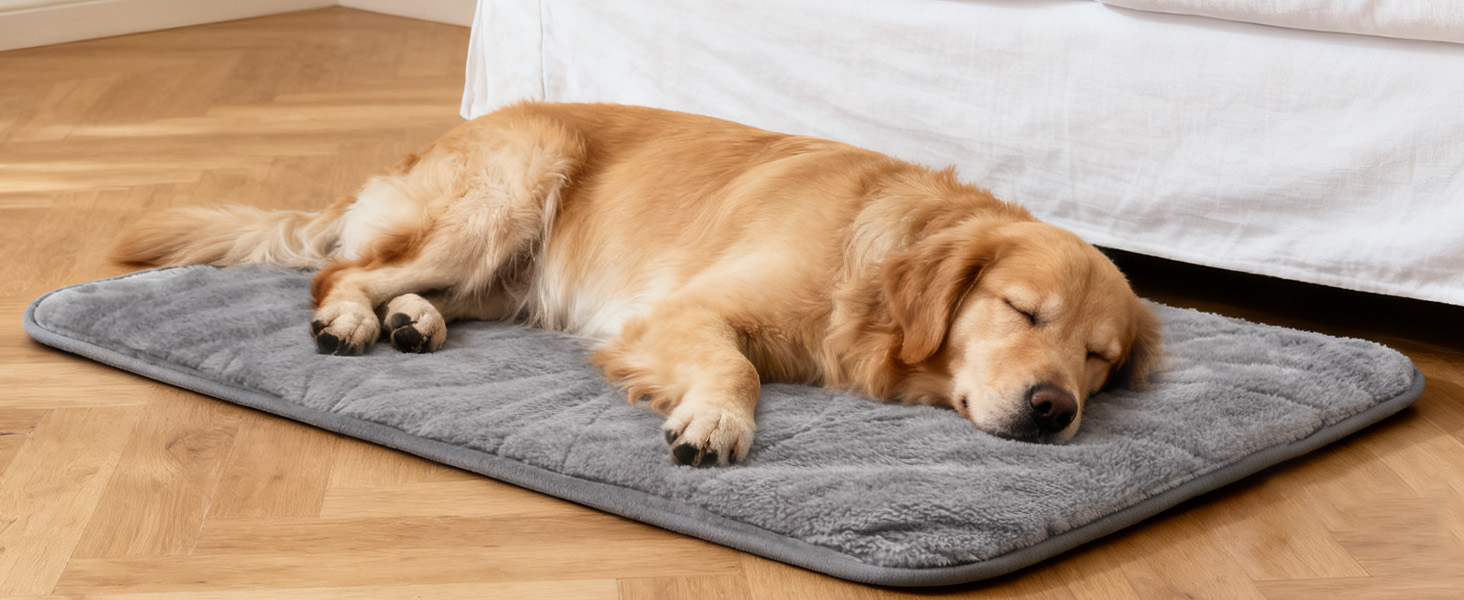 М'яка грілка для собак Mora Pets: тепла підстилка, 89 x 61 см, 9 зон нагріву, таймер, захист від перегріву, миється