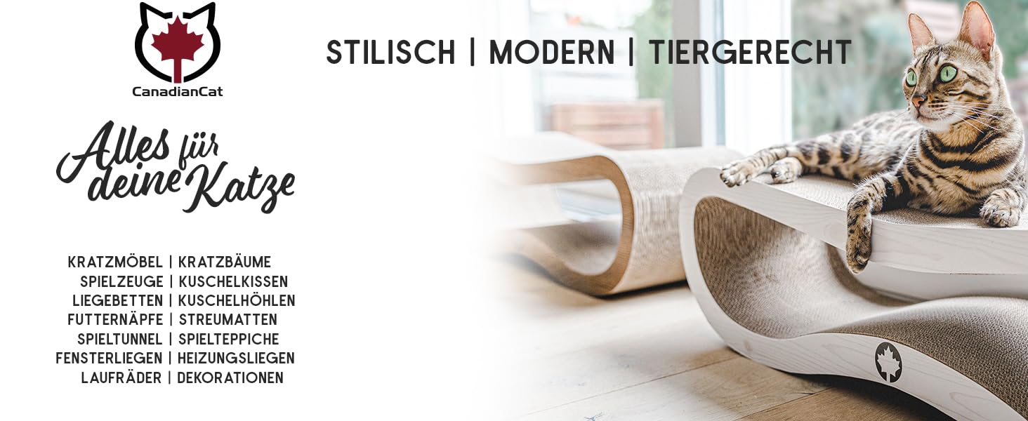 Кігтеточка для котів CanadianCat Woody - дерев'яний комплекс для лазіння | 70 x 45 x 117 см | вологостійка, для вулиці