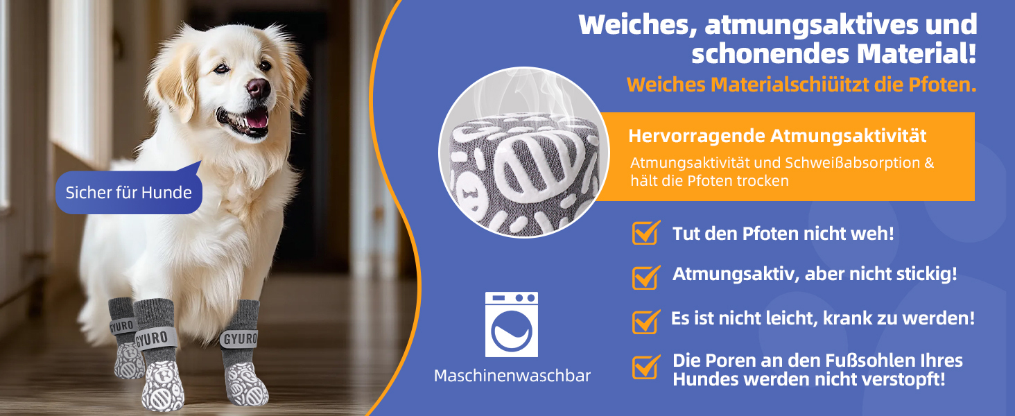 Антиковзаючі собачі шкарпетки для дому (XXL, сірий) - захист лап від слизькості та подряпин