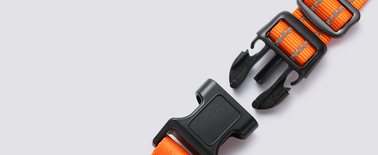 Нагрудник для собак Rabbitgoo середнього розміру, анти-тяга, регульований, з ручкою, міцний, тактичний, з металевими пряжками, для прогулянок (M, Помаранчевий)